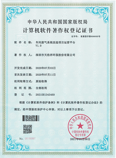 車間廢氣系統(tǒng)改造項(xiàng)目運(yùn)營(yíng)平臺(tái)